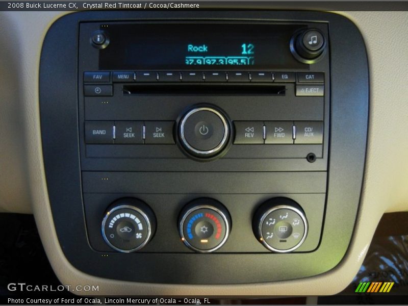 Crystal Red Tintcoat / Cocoa/Cashmere 2008 Buick Lucerne CX