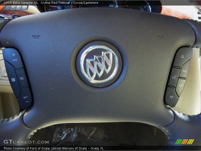 Crystal Red Tintcoat / Cocoa/Cashmere 2008 Buick Lucerne CX