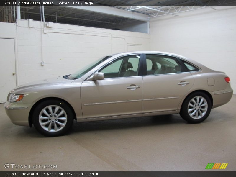 Golden Beige / Beige 2008 Hyundai Azera Limited