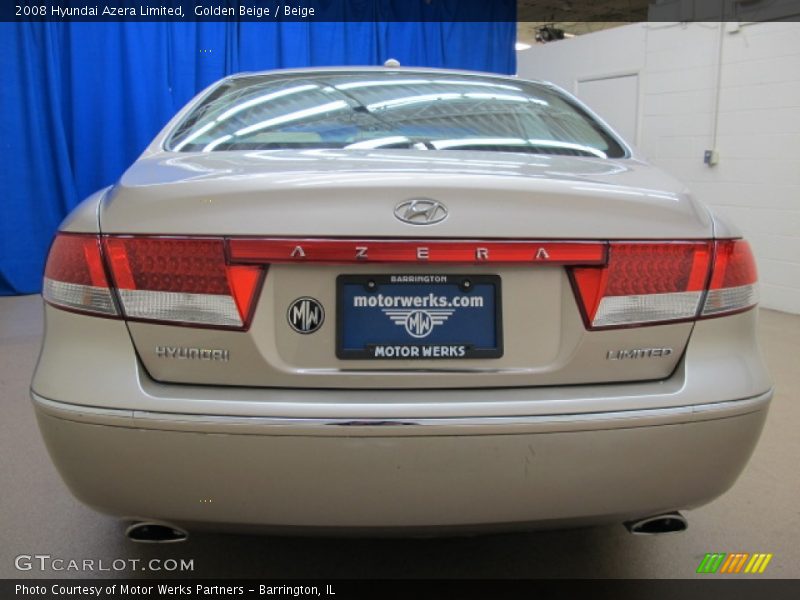 Golden Beige / Beige 2008 Hyundai Azera Limited