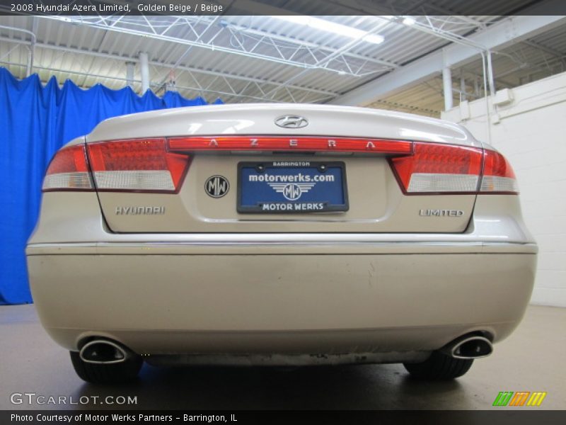 Golden Beige / Beige 2008 Hyundai Azera Limited