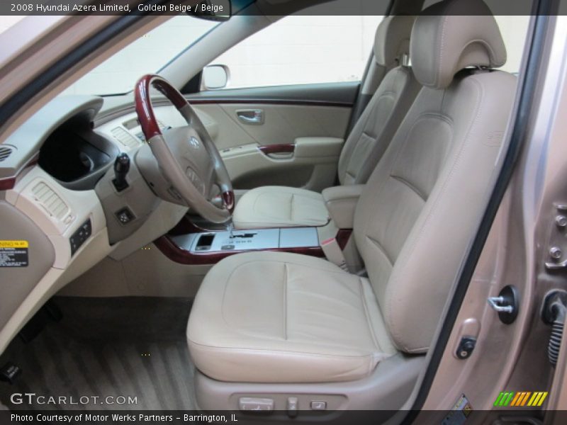 Golden Beige / Beige 2008 Hyundai Azera Limited