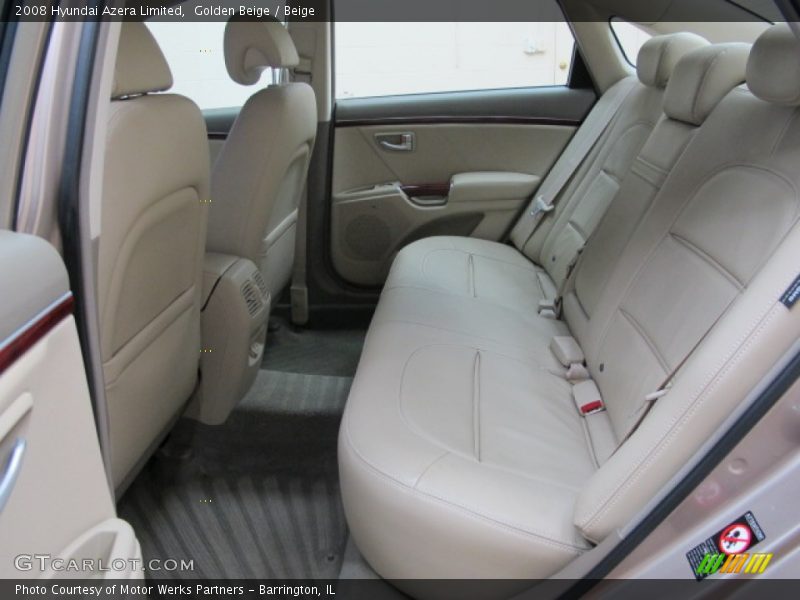 Golden Beige / Beige 2008 Hyundai Azera Limited