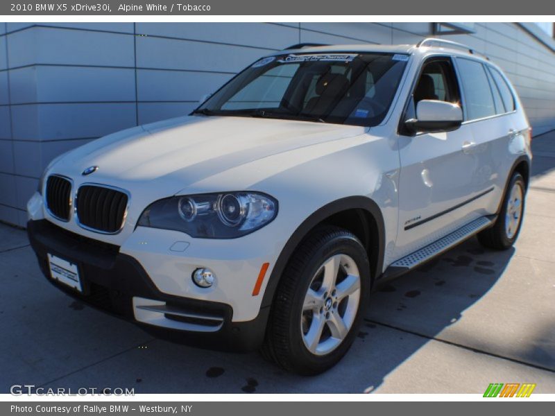 Alpine White / Tobacco 2010 BMW X5 xDrive30i