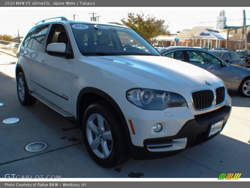 Alpine White / Tobacco 2010 BMW X5 xDrive30i