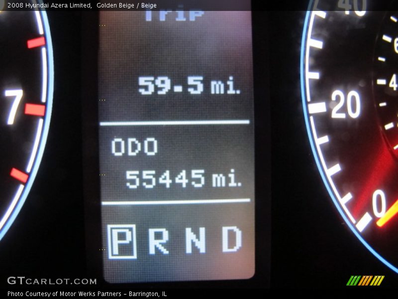 Golden Beige / Beige 2008 Hyundai Azera Limited
