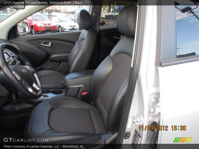 Diamond Silver / Black 2010 Hyundai Tucson Limited