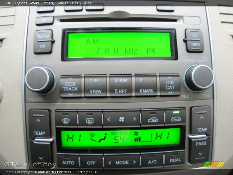 Golden Beige / Beige 2008 Hyundai Azera Limited