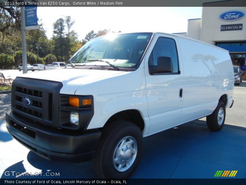 Oxford White / Medium Flint 2013 Ford E Series Van E250 Cargo