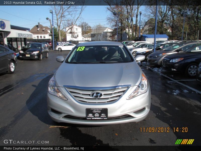 Radiant Silver / Gray 2013 Hyundai Sonata GLS