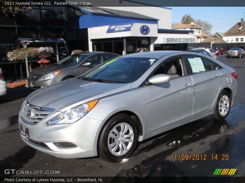 Radiant Silver / Gray 2013 Hyundai Sonata GLS