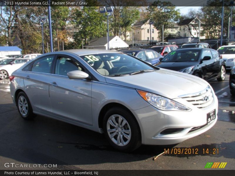 Radiant Silver / Gray 2013 Hyundai Sonata GLS
