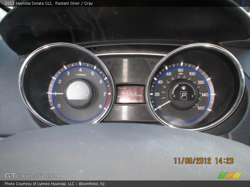 Radiant Silver / Gray 2013 Hyundai Sonata GLS