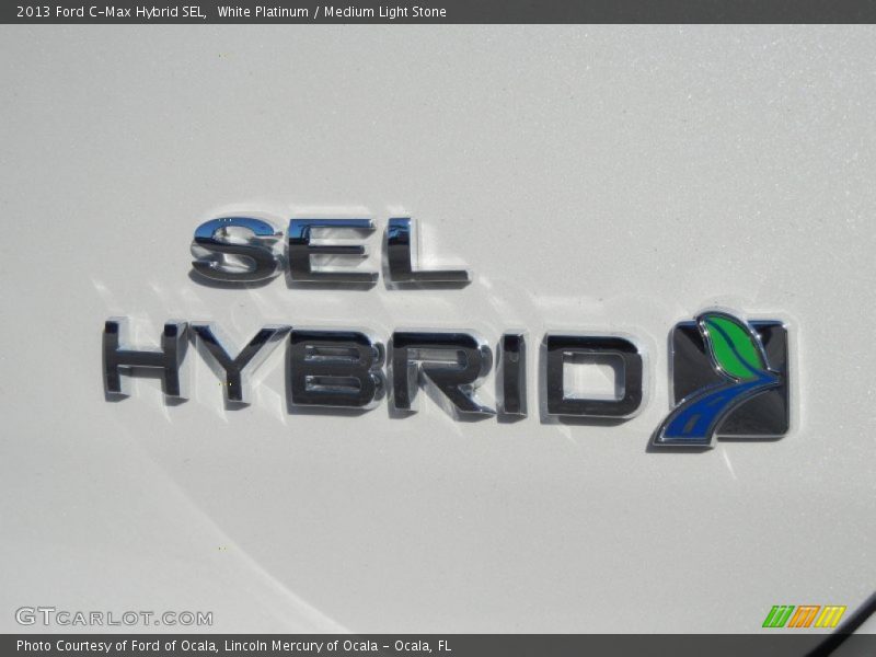 White Platinum / Medium Light Stone 2013 Ford C-Max Hybrid SEL