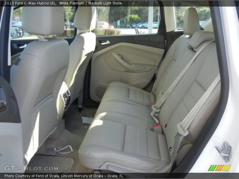 Rear Seat of 2013 C-Max Hybrid SEL