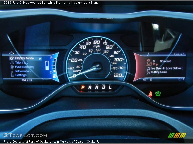 White Platinum / Medium Light Stone 2013 Ford C-Max Hybrid SEL