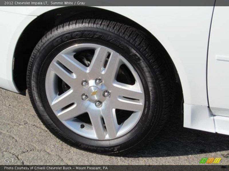 Summit White / Gray 2012 Chevrolet Impala LT