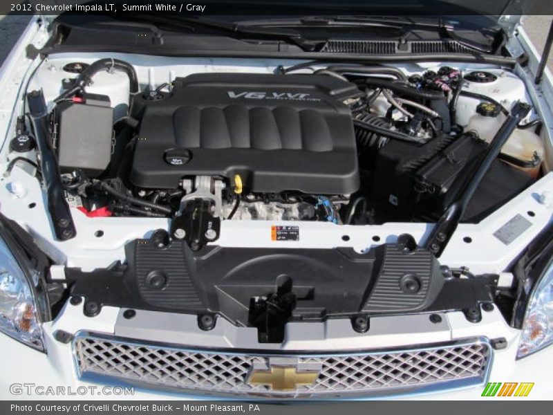 Summit White / Gray 2012 Chevrolet Impala LT