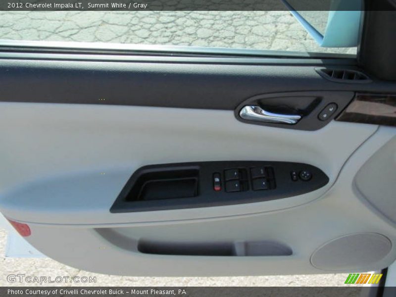 Summit White / Gray 2012 Chevrolet Impala LT