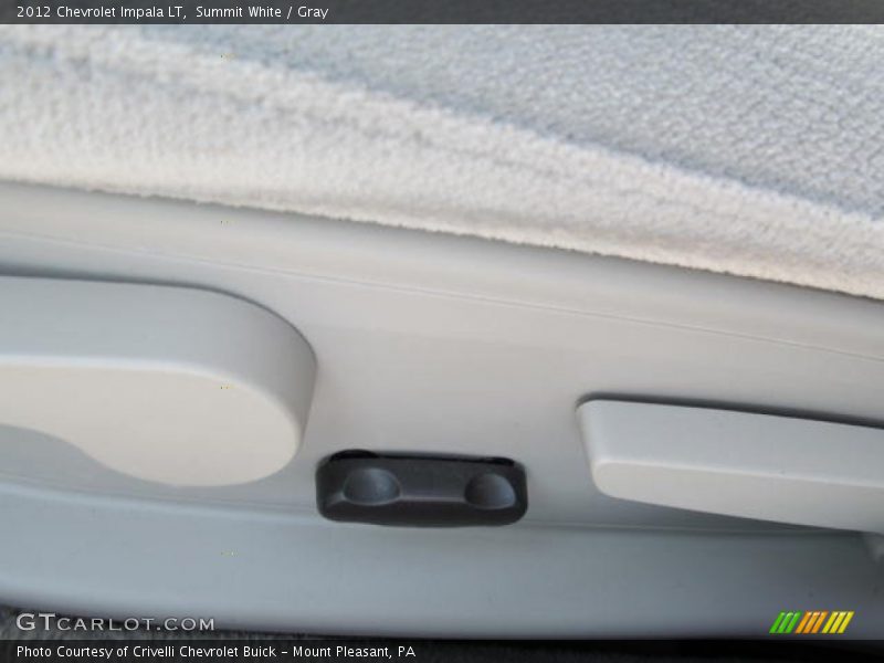 Summit White / Gray 2012 Chevrolet Impala LT