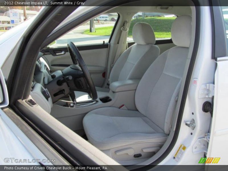 Summit White / Gray 2012 Chevrolet Impala LT