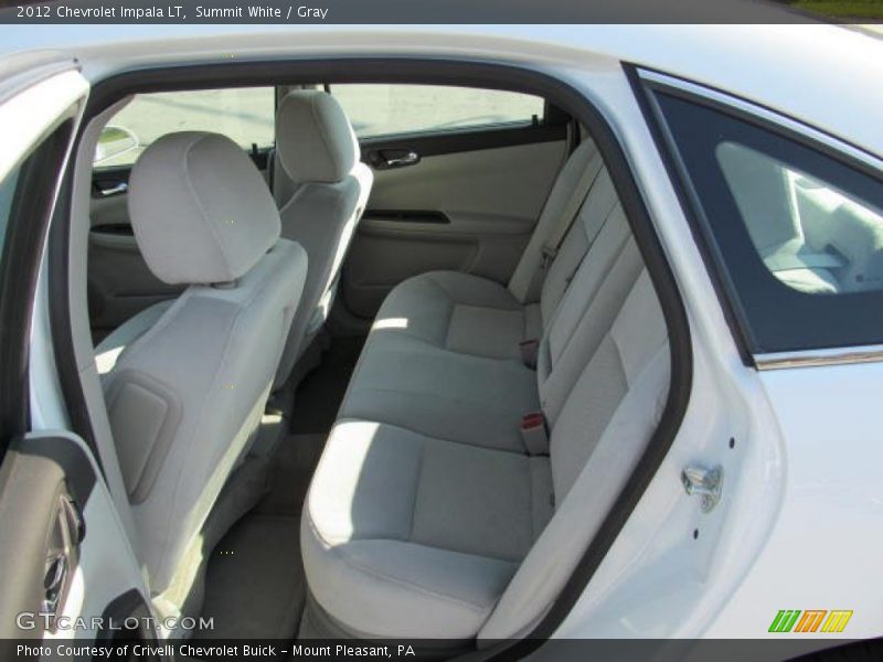 Summit White / Gray 2012 Chevrolet Impala LT