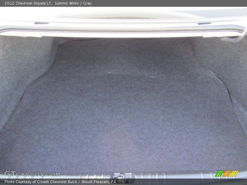 Summit White / Gray 2012 Chevrolet Impala LT