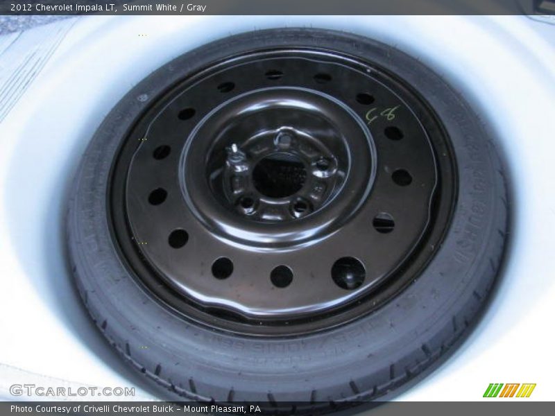 Summit White / Gray 2012 Chevrolet Impala LT