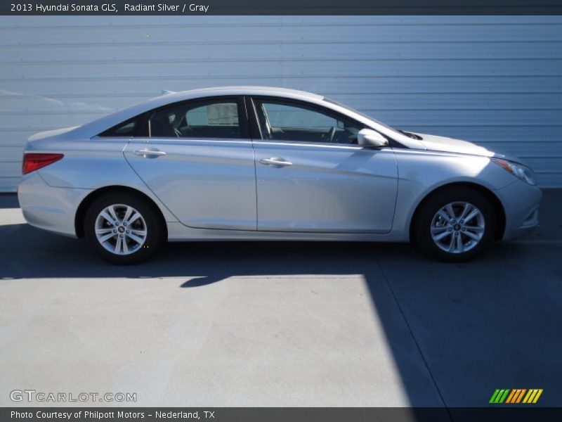 Radiant Silver / Gray 2013 Hyundai Sonata GLS