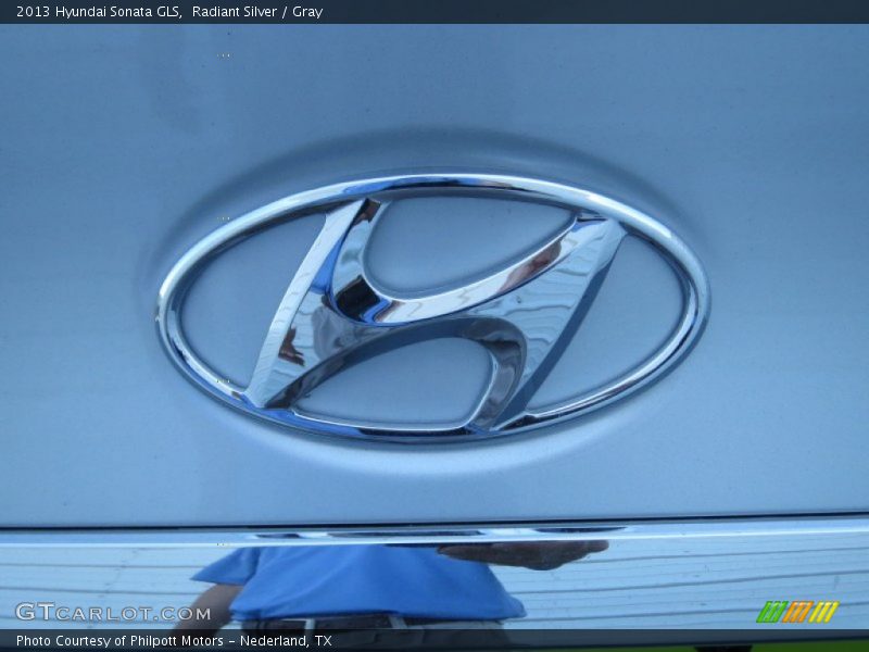 Radiant Silver / Gray 2013 Hyundai Sonata GLS