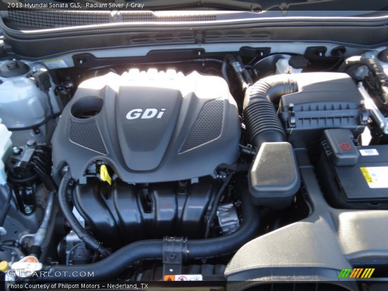 Radiant Silver / Gray 2013 Hyundai Sonata GLS
