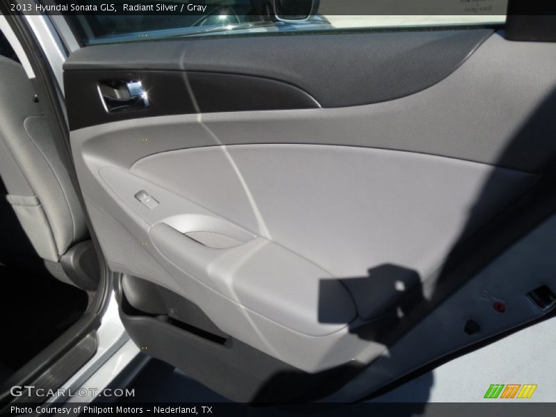 Radiant Silver / Gray 2013 Hyundai Sonata GLS