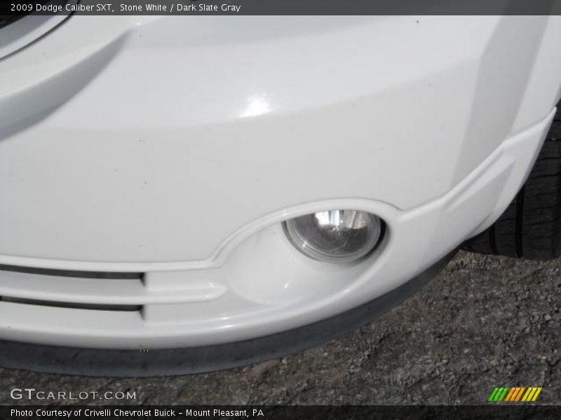 Stone White / Dark Slate Gray 2009 Dodge Caliber SXT