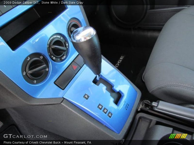 Stone White / Dark Slate Gray 2009 Dodge Caliber SXT