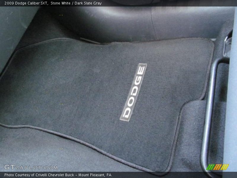 Stone White / Dark Slate Gray 2009 Dodge Caliber SXT
