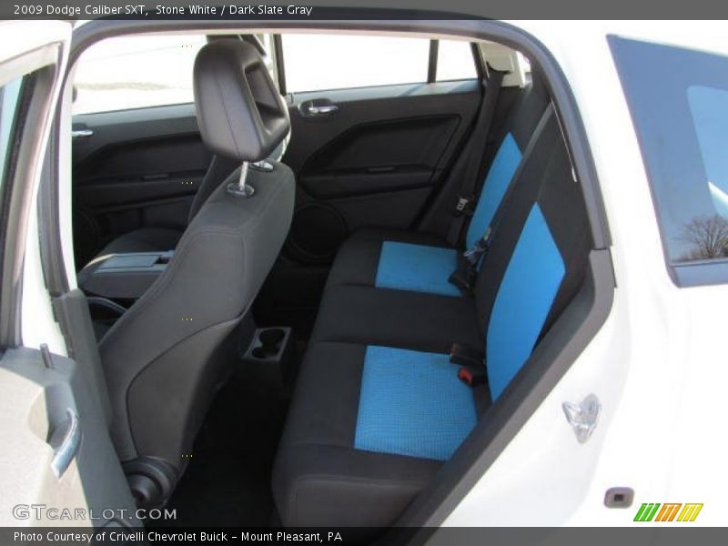 Stone White / Dark Slate Gray 2009 Dodge Caliber SXT