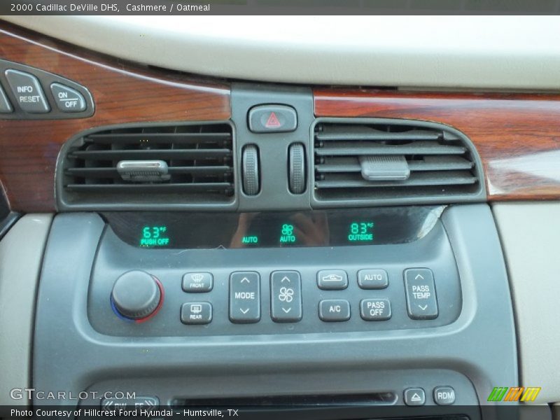 Controls of 2000 DeVille DHS