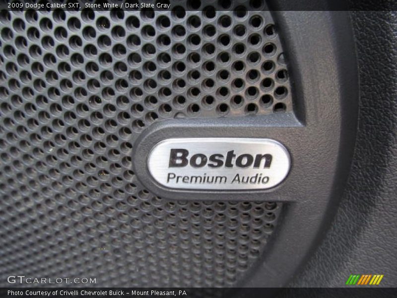 Stone White / Dark Slate Gray 2009 Dodge Caliber SXT