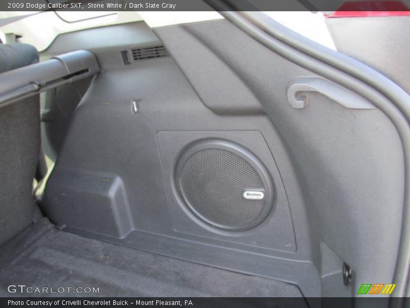 Stone White / Dark Slate Gray 2009 Dodge Caliber SXT