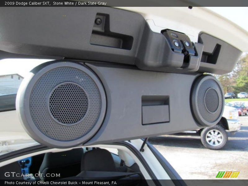 Stone White / Dark Slate Gray 2009 Dodge Caliber SXT
