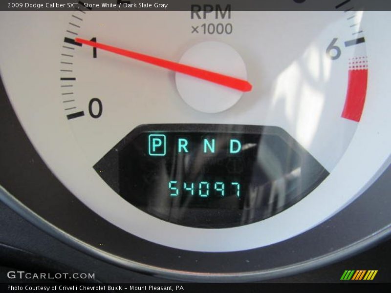 Stone White / Dark Slate Gray 2009 Dodge Caliber SXT