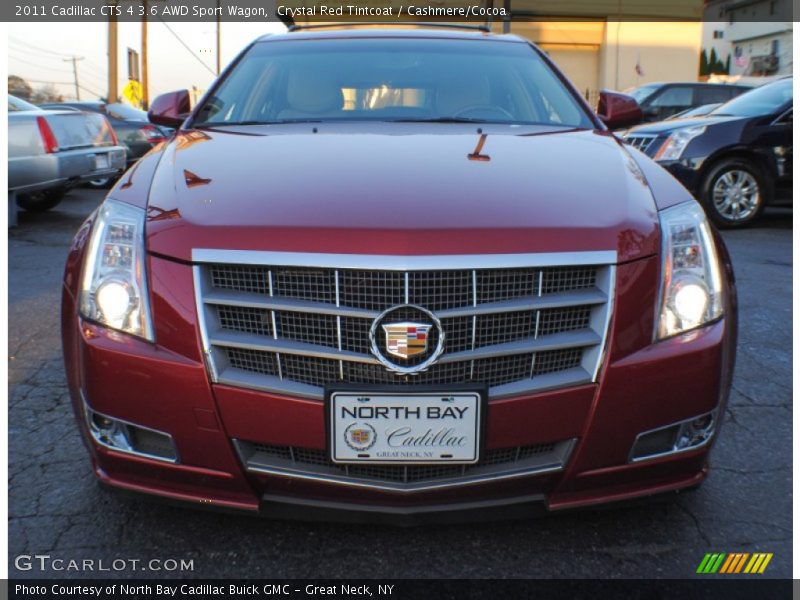 Crystal Red Tintcoat / Cashmere/Cocoa 2011 Cadillac CTS 4 3.6 AWD Sport Wagon