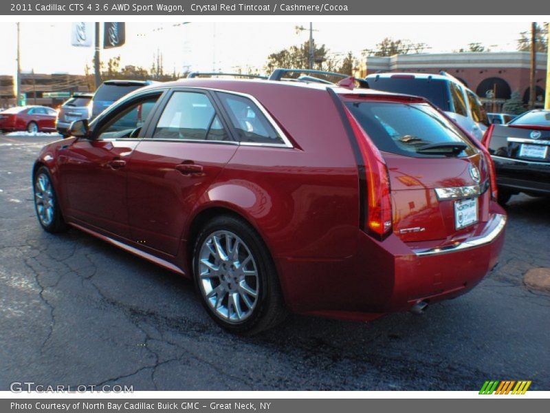 Crystal Red Tintcoat / Cashmere/Cocoa 2011 Cadillac CTS 4 3.6 AWD Sport Wagon