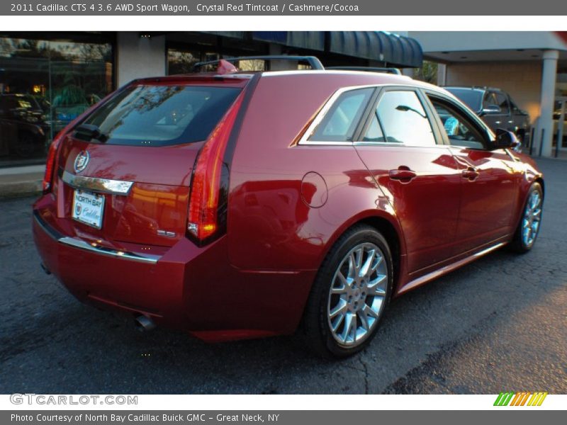 Crystal Red Tintcoat / Cashmere/Cocoa 2011 Cadillac CTS 4 3.6 AWD Sport Wagon