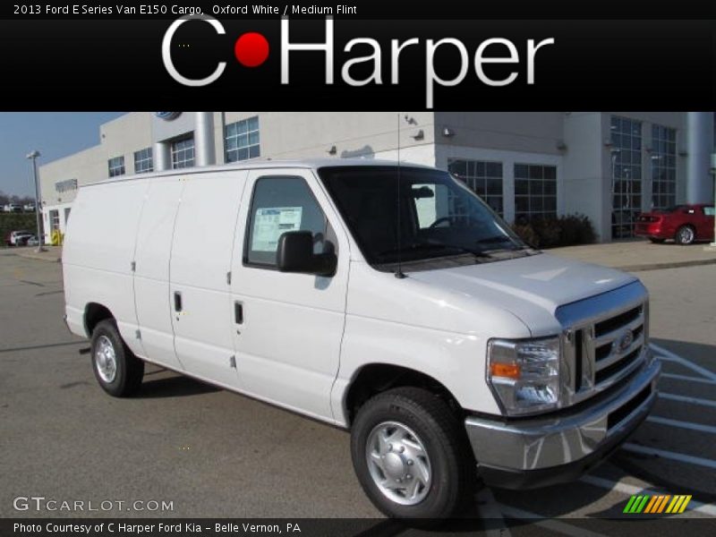 Oxford White / Medium Flint 2013 Ford E Series Van E150 Cargo