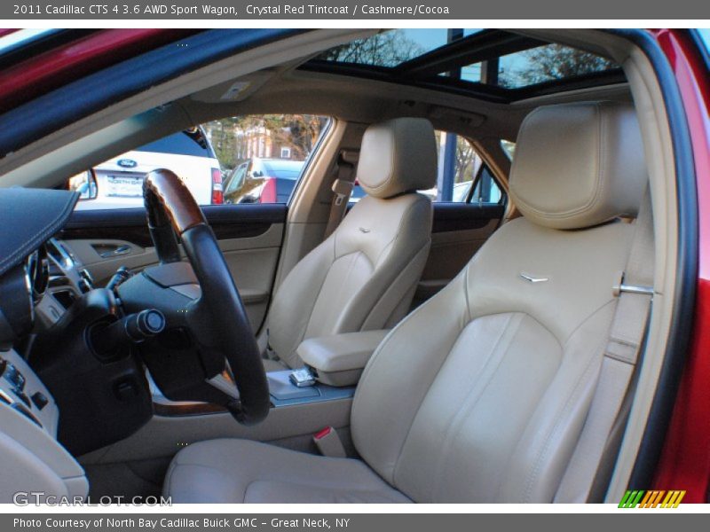 Crystal Red Tintcoat / Cashmere/Cocoa 2011 Cadillac CTS 4 3.6 AWD Sport Wagon