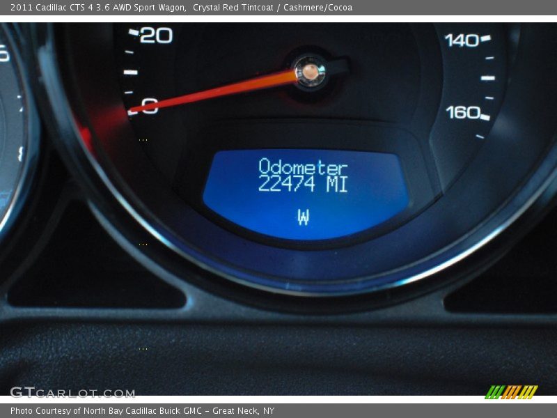 Crystal Red Tintcoat / Cashmere/Cocoa 2011 Cadillac CTS 4 3.6 AWD Sport Wagon