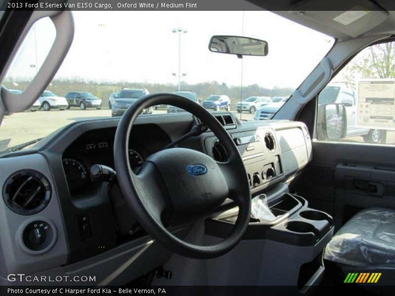 Oxford White / Medium Flint 2013 Ford E Series Van E150 Cargo