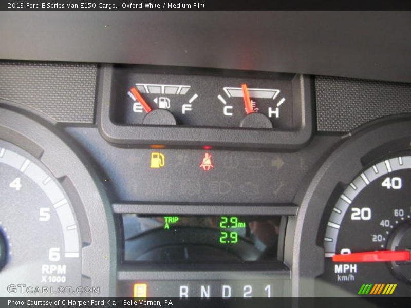 Oxford White / Medium Flint 2013 Ford E Series Van E150 Cargo