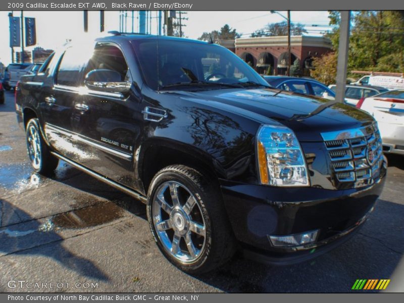 Black Raven / Ebony/Ebony 2009 Cadillac Escalade EXT AWD